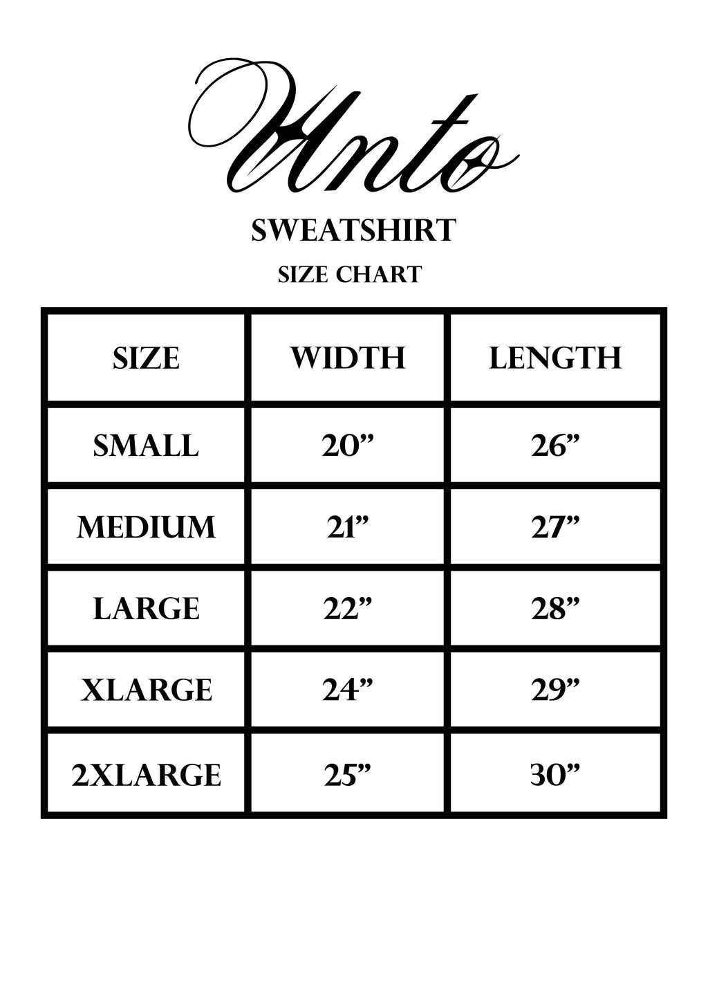 UNTO COLLECTIVE SWEATSHIRT